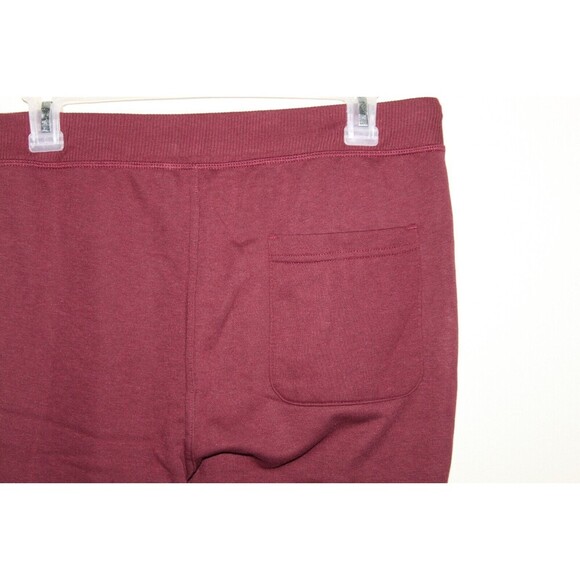 Weatherproof Vintage 1948 Mens Sweat Pants Maroon Drawstring Pockets Slim Fit M - Picture 4 of 7